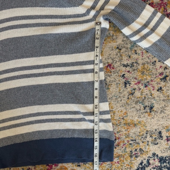 Express Women’s Striped Lightweight Hooded Long Sleeve 100% Cotton Size XL - Picture 9 of 10